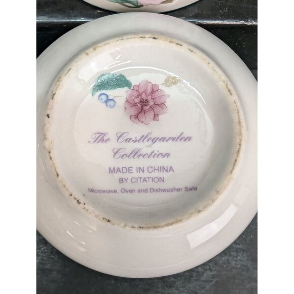 The Castlegarden Collection by Citation Floral 10 Oz Coffee Cup Set of 4 - Picture 8 of 8